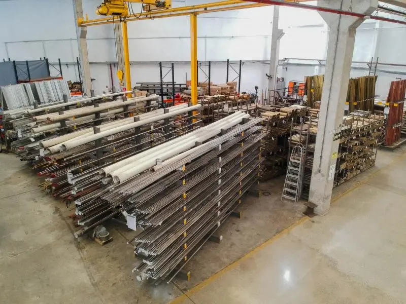 Barra quadrada de inox